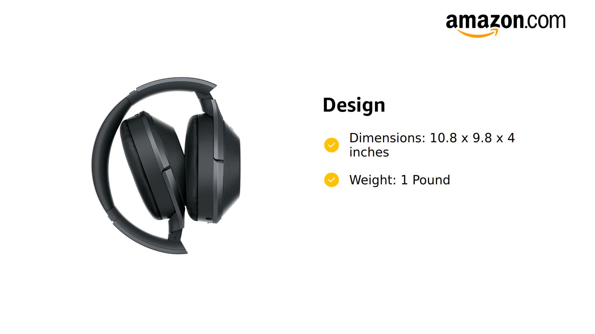 Amazon.com: Sony MDR-1000X/B Black Hi-Res Bluetooth Wireless